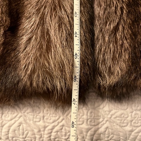 Women’s Brown Fur Coat - Picture 5 of 10
